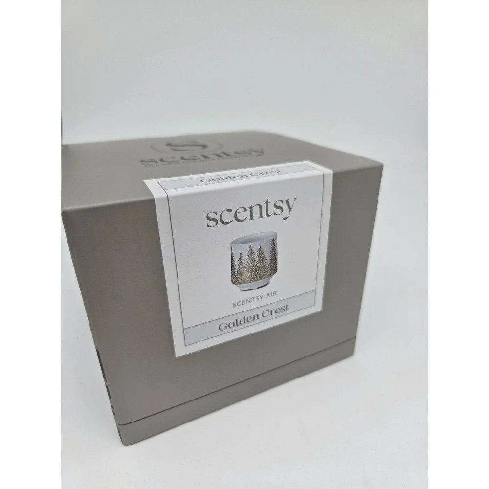 Scentsy Air - Golden Crest - Tabletop Fan Diffuser Pine Tree Gold Christmas 2025